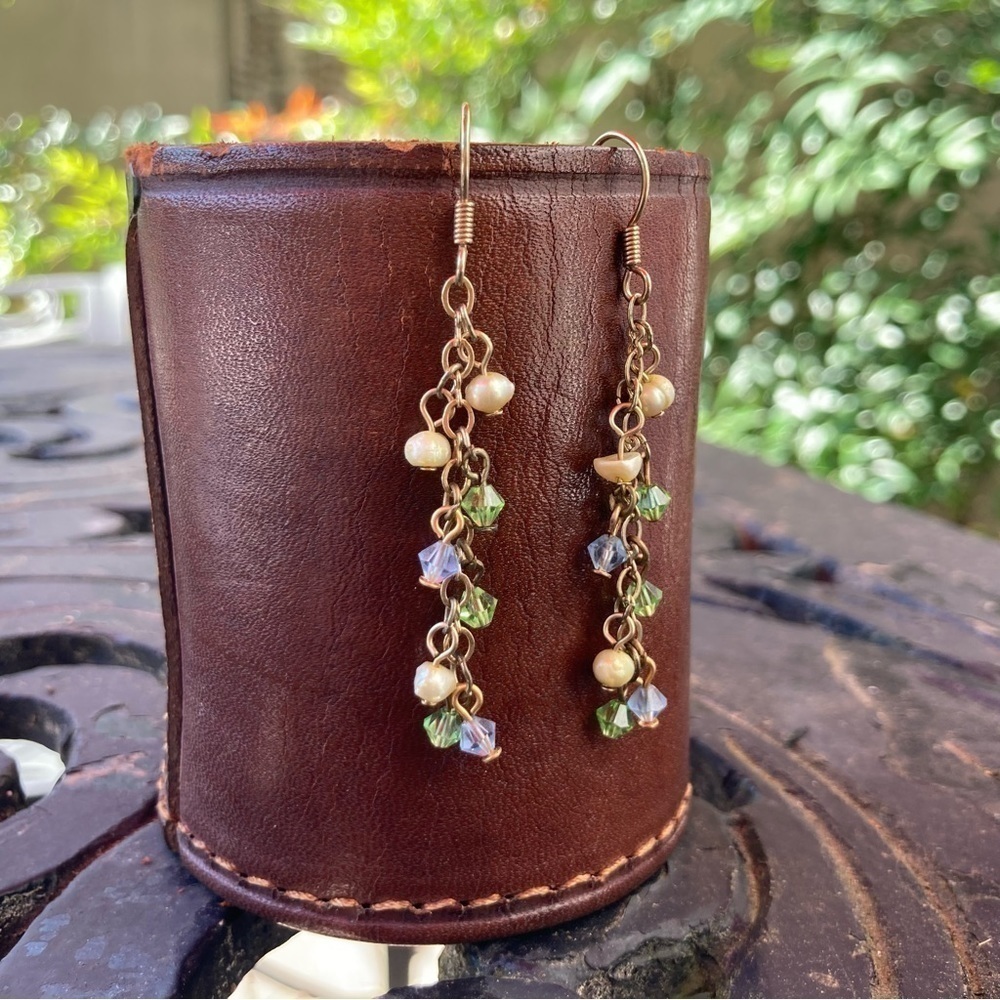 Jewel Drop Dangle Earrings